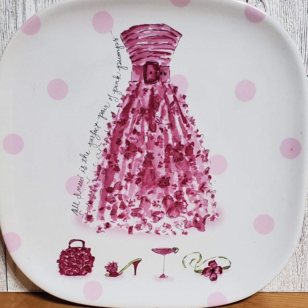 Fun Rosanna dessert plate
